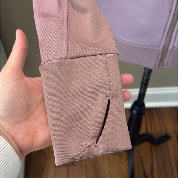 Women’s ATHLETA Triumph Luxe Shine Hoodie Jacket- Size Small - Picture 4 of 9